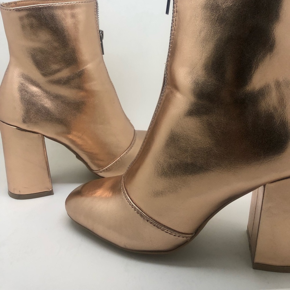 Rose Gold Booties PERFECT FOR HOLIDAYS!